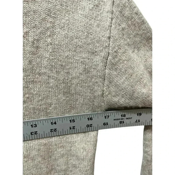 A Loves A Turtleneck Beige Wool Cashmere Blend Long Sweater Medium Long Sleeves - Picture 5 of 8